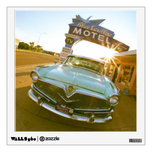 Famous Blue Swallow Motel on Route 66 Wall Decal