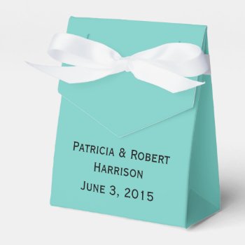 Famous Blue Wedding | Favor Box by Ladiebug at Zazzle