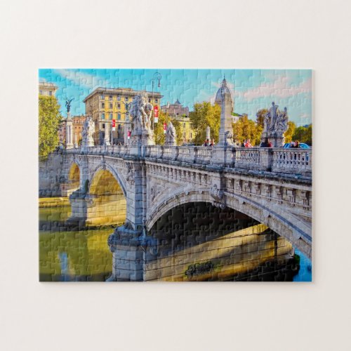 Famous Bridges on the Tiber Rome Jigsaw Puzzle