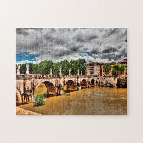 Famous Bridges on the Tiber Rome Jigsaw Puzzle