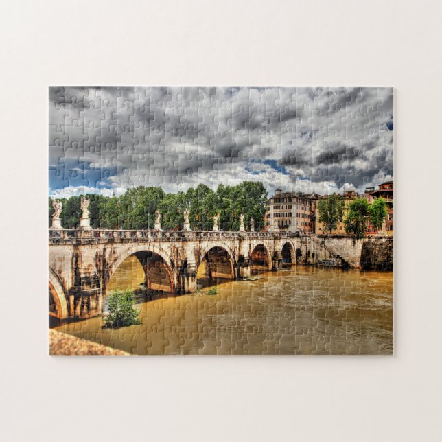 Famous Bridges on the Tiber Rome. Jigsaw Puzzle (Horizontal)