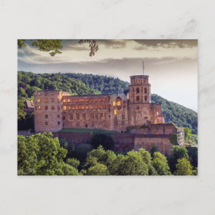 Famous castle ruins, Heidelberg, Germany Postcard