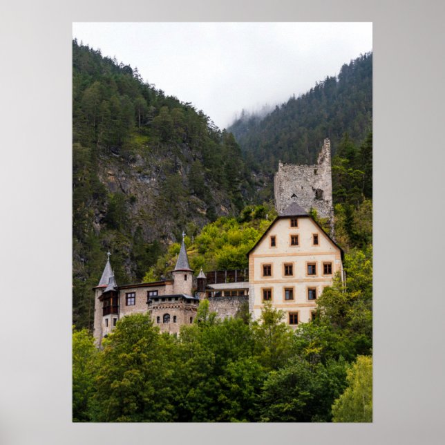 Famous Castles in Europe Countryside Image - 3  Poster (Front)