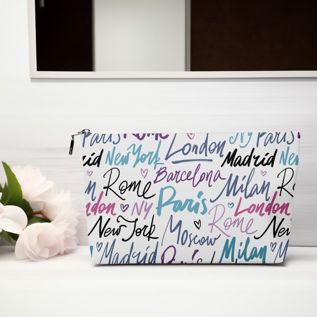 Famous Cities of the World Accessory Pouch (Creator Uploaded)