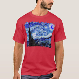 Famous Classic Art The Starry Night Remi Van Gogh T-Shirt