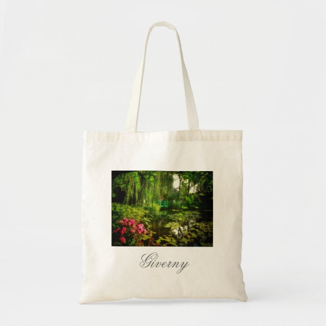 Famous Claude Monet Giverny Pond Lilies Tote Bag (Front)