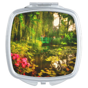 Famous Claude Monet Giverny Pond with Lilies Compact Mirror