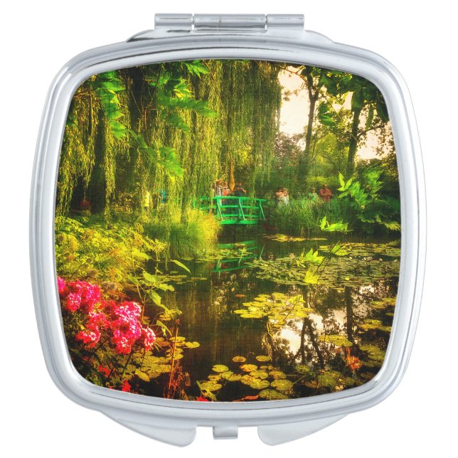 Famous Claude Monet Giverny Pond with Lilies Compact Mirror (Front)
