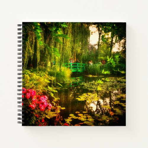 Famous Claude Monet Giverny Pond with Lilies Notebook