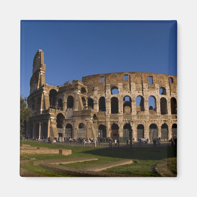 Famous Colosseum in Rome Italy Landmark 2 Magnet (Front)