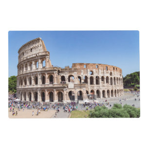 Famous Colosseum in Rome, Italy Placemat