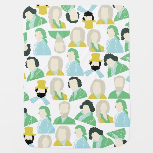 Famous composers baby blanket