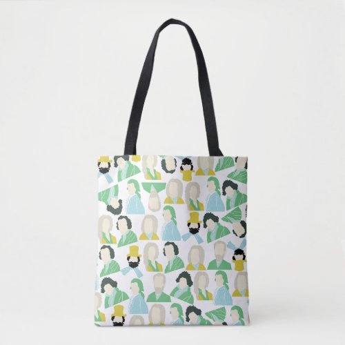 Famous composers tote bag