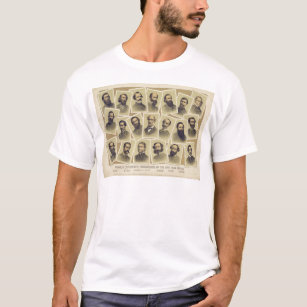 Lee American Civil War themed printed ash t-shirt Robert E