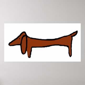 Famous Dachshund Poster