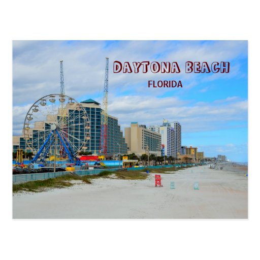 Famous Daytona Beach Florida Postcard | Zazzle