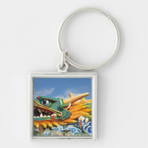 Famous Dragon at Haw Par Villa in Singapore Asia Keychain