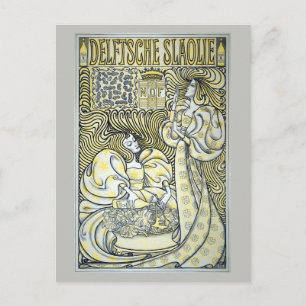 Famous Dutch Art Nouveau ad Postcard