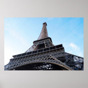 Famous Eiffel Tower in Paris, France Poster