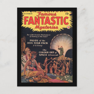 Famous Fantastic Mysteries v03n04 1941-10_Pulp Art Postcard