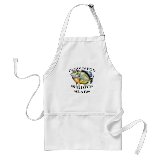 Famous For Serious Slabs Light Adult Apron (Front)