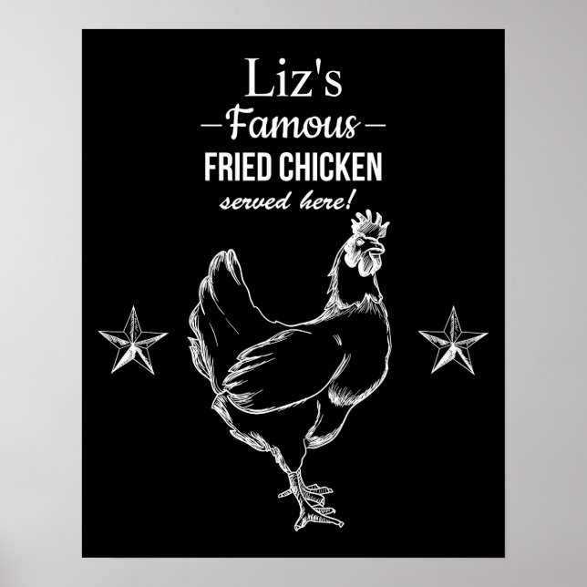 "Famous Fried Chicken" Poster (Front)
