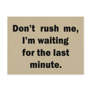 Famous funny sarcastic quotes postcard