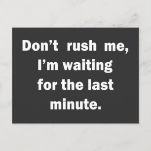 Famous funny sarcastic quotes postcard