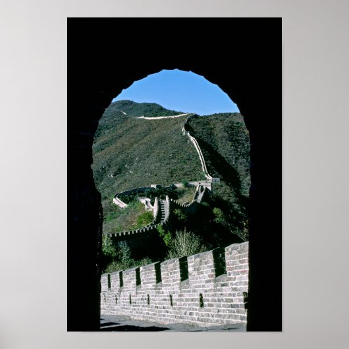 Famous Great Wall of China _ Beijing Asia Poster