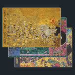 FAMOUS GUSTAV KLIMT PORTRAIT ART DECOUPAGE WRAPPING PAPER SHEETS<br><div class="desc">Three of the more famous works of the Austrian symbolist artist Gustav Klimt.  For the thinner tissue paper options see the SalvageScapes collection PORTRAIT STYLE.</div>