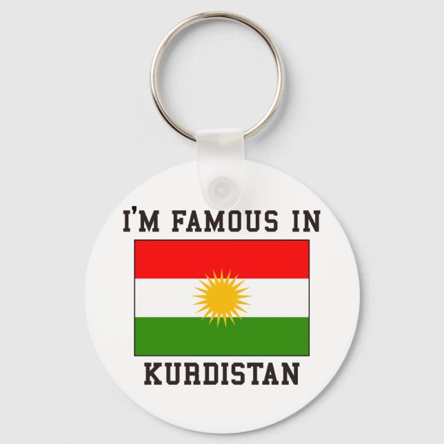 Famous In Kurdistan Keychain (Front)