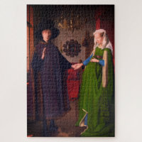 Famous Jan Van Eyck - Arnolfini family portrait