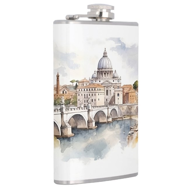 Famous landmarks design flask (Right)
