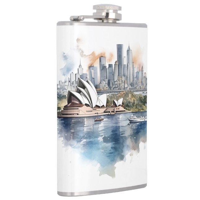 Famous landmarks design flask (Right)