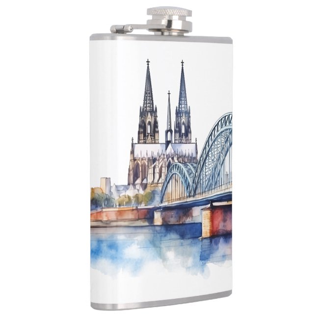 Famous landmarks design flask (Right)