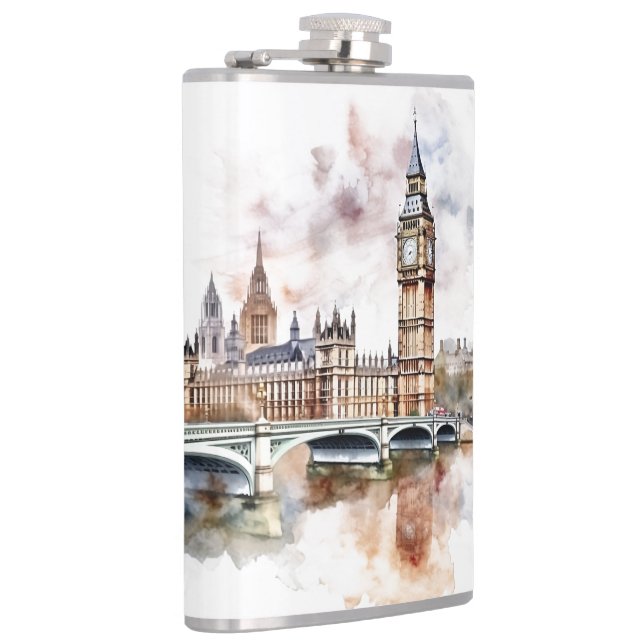 Famous landmarks design flask (Right)
