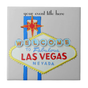 Famous Las Vegas Sign Ceramic Tile