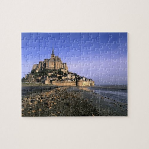 Famous Le Mont St Michel Island Fortress in Jigsaw Puzzle