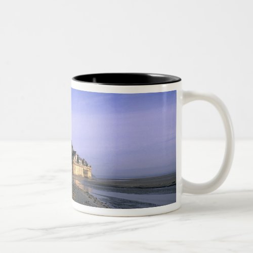 Famous Le Mont St Michel Island Fortress in Two_Tone Coffee Mug