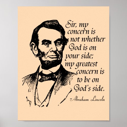 Famous Lincoln Quote Poster