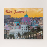 Famous Luxury Hotel Hotel Negresco In Nice France Jigsaw Puzzle at Zazzle