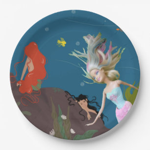 Famous Mermaid Paper Plates