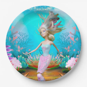 Famous Mermaid Paper Plates