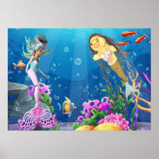 Famous Mermaid Poster