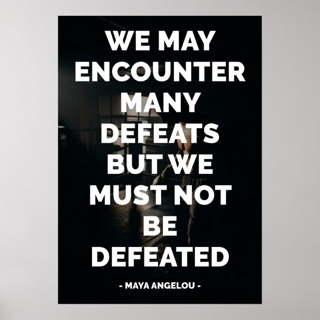 Famous Motivational and Inspirational Quote Poster (Front)