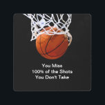 Famous Motivational Quote Basketball Metal Print<br><div class="desc">I Love This Game. Popular Sports - Basketball Game Ball Image.</div>