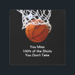 Famous Motivational Quote Basketball Metal Print<br><div class="desc">I Love This Game. Popular Sports - Basketball Game Ball Image.</div>