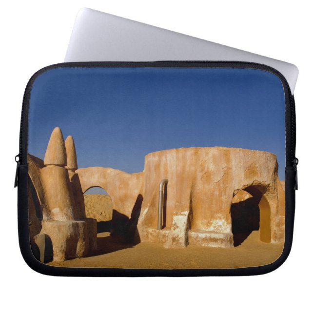Famous movie set of Star Wars movies in Sahara Laptop Sleeve (Front)