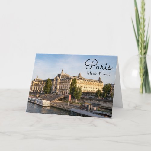 Famous Muse dOrsay _ Paris France Europe Card