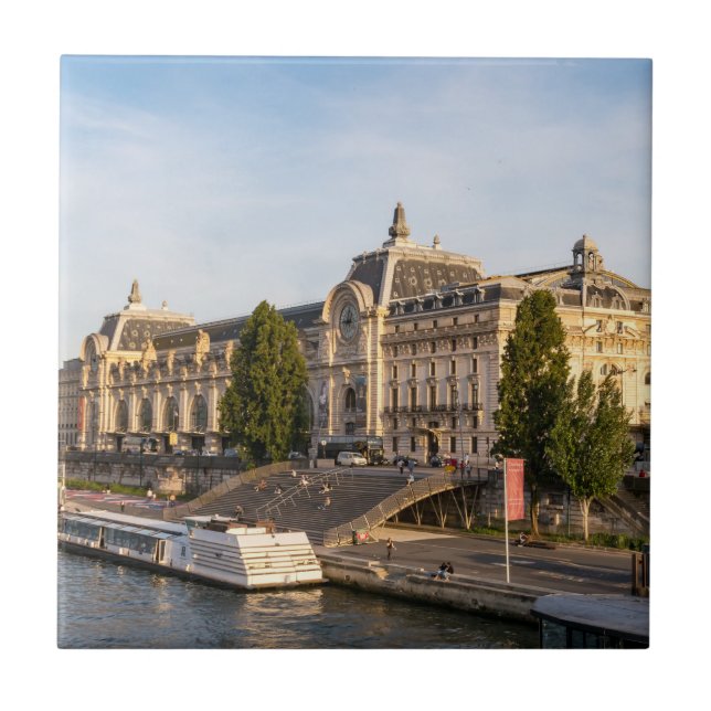 Famous Musée d'Orsay - Paris, France, Europe Ceramic Tile (Front)